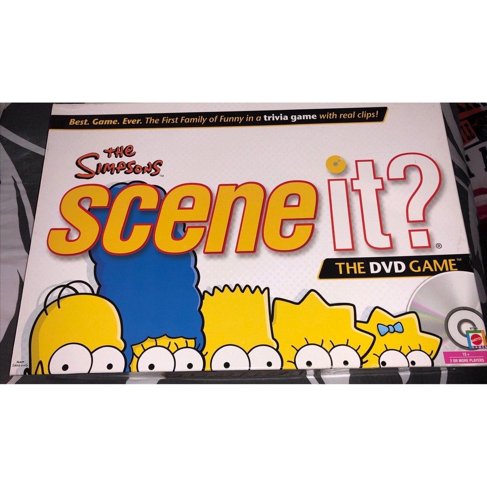 The Simpsons Scene It! The DVD Game TV Trivia Quiz Knowledge Pre Owned